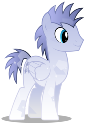 Size: 2049x2936 | Tagged: safe, artist:brony-works, oc, oc only, oc:snow sparkle, pegasus, pony, high res, male, simple background, solo, stallion, transparent background, vector