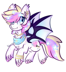Size: 800x871 | Tagged: safe, artist:aniowo, oc, oc only, oc:confectionery bliss, bat pony, pony, freckles, simple background, solo, transparent background, unshorn fetlocks