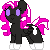 Size: 50x50 | Tagged: artist needed, safe, oc, oc only, oc:cream pie, pegasus, pony, animated, bouncing, gif, icon, pixel art, simple background, solo, transparent background