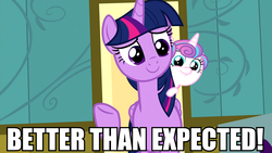 Size: 2560x1440 | Tagged: safe, edit, edited screencap, screencap, princess flurry heart, twilight sparkle, alicorn, pony, totally legit recap, a flurry of emotions, g4, image macro, meme, twilight sparkle (alicorn)