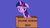 Size: 2560x1440 | Tagged: safe, screencap, twilight sparkle, alicorn, pony, totally legit recap, a flurry of emotions, g4, my little pony: friendship is magic, blue background, box, female, floppy ears, pony in a box, sad, simple background, solo, text, truth, twilight sparkle (alicorn)