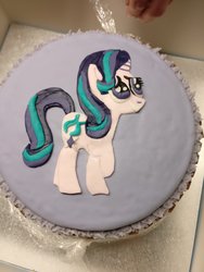 Size: 1536x2048 | Tagged: safe, artist:counterclops, starlight glimmer, pony, g4, cake, food, irl, photo, solo