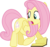 Size: 6808x6400 | Tagged: safe, artist:parclytaxel, fluttershy, pegasus, pony, g4, my little pony: friendship is magic, the hooffields and mccolts, .svg available, absurd resolution, book, booty call, female, glowing cutie mark, looking back, mare, open mouth, simple background, solo, surprised, transparent background, vector