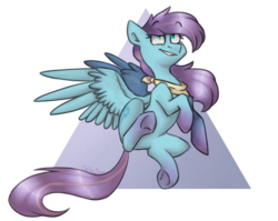 Size: 852x679 | Tagged: safe, artist:chibadeer, oc, oc only, oc:astral ace, pegasus, pony, female, mare, solo