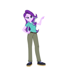 Size: 4500x5000 | Tagged: safe, artist:darthlena, starlight glimmer, equestria girls, g4, absurd resolution, clothes, female, simple background, smiling, smirk, smug, solo, transparent background