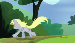 Size: 1920x1088 | Tagged: safe, screencap, derpy hooves, pegasus, pony, g4, rock solid friendship, discovery family logo, female, mare, solo