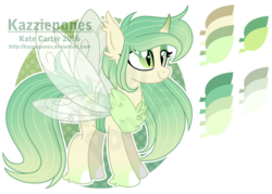 Size: 1024x735 | Tagged: safe, artist:kazziepones, oc, oc only, mothpony, original species, pony, chest fluff, color palette, female, mare, reference sheet, simple background, solo, transparent background