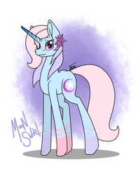 Size: 800x1000 | Tagged: safe, artist:inspiredpixels, oc, oc only, oc:moon swirl, pony, unicorn, female, mare, solo