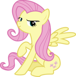 Size: 3000x3021 | Tagged: safe, artist:uponia, fluttershy, pegasus, pony, g4, .svg available, female, fresh princess of friendship, high res, mare, pose, simple background, smiling, solo, the fresh prince of bel-air, transparent background, vector