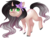 Size: 1907x1465 | Tagged: safe, artist:shiromidorii, oc, oc only, oc:tegan, pony, bow, simple background, solo, transparent background