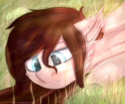 Size: 3179x2642 | Tagged: safe, artist:millyrovenge13, oc, oc only, pony, female, grass, high res, mare, solo