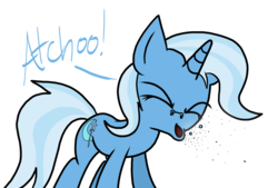 Size: 11328x7648 | Tagged: safe, artist:anyponedrawn, trixie, pony, unicorn, g4, absurd resolution, cute, female, mare, nostril flare, nostrils, simple background, sneezing, solo, spray, transparent background