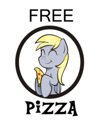 Size: 1390x1776 | Tagged: safe, artist:littletigressda, derpy hooves, pegasus, pony, g4, eyes closed, female, food, free pizza, meat, pepperoni, pepperoni pizza, pizza, simple background, solo, transparent background, vector