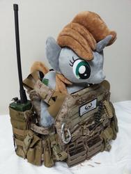 Size: 2448x3264 | Tagged: artist needed, safe, oc, oc only, oc:littlepip, pony, unicorn, fallout equestria, clothes, fanfic, female, high res, irl, mare, photo, plushie, solo