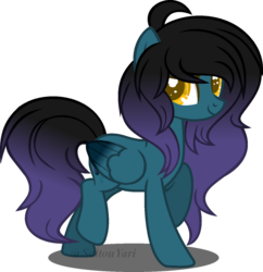 Size: 1024x1060 | Tagged: safe, artist:t-aroutachiikun, oc, oc only, oc:mystic flare, pegasus, pony, colored pupils, female, mare, simple background, solo, transparent background, walking