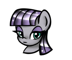 Size: 1000x829 | Tagged: safe, maud pie, earth pony, pony, g4, bust, female, simple background, solo, transparent background