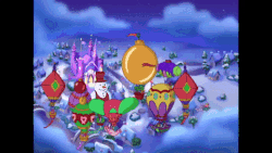 Size: 480x270 | Tagged: safe, screencap, star catcher, pony, a very minty christmas, g3, animated, gif, hot air balloon