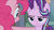 Size: 1920x1080 | Tagged: safe, screencap, pinkie pie, starlight glimmer, pony, g4, my little pony: friendship is magic, rock solid friendship, discovery family logo, lidded eyes, starlight glimmer is not amused, unamused