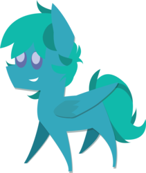Size: 1826x2164 | Tagged: safe, artist:themodpony, oc, oc only, oc:compass rose, pegasus, pony, commission, hooves, lineless, male, pointy ponies, simple background, smiling, solo, stallion, teeth, transparent background, vector, wings