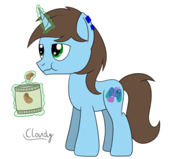 Size: 1651x1539 | Tagged: safe, artist:cloudy95, oc, oc only, oc:jack, pony, unicorn, cinnamon nuts, eating, food, magic, male, simple background, solo, stallion, transparent background