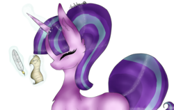 Size: 1900x1200 | Tagged: safe, artist:cloudylittledreams, starlight glimmer, pony, unicorn, g4, female, letter, mare, quill, simple background, solo, transparent background