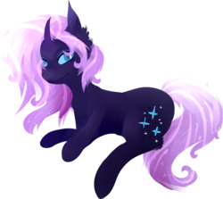 Size: 902x803 | Tagged: safe, artist:poppy-opium, nightmare rarity, pony, g4, female, simple background, solo, transparent background