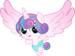 Size: 5682x4226 | Tagged: safe, artist:osipush, princess flurry heart, alicorn, pony, a flurry of emotions, g4, absurd resolution, baby, baby pony, cloth diaper, cute, diaper, female, flurrybetes, looking at you, safety pin, simple background, smiling, solo, spread wings, transparent background, vector, wings