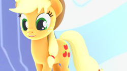 Size: 1280x720 | Tagged: safe, artist:pzkratzer, applejack, earth pony, pony, g4, 3d, blender, female, render, solo, test