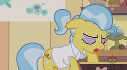 Size: 844x462 | Tagged: safe, screencap, doctor fauna, pony, fluttershy leans in, g4, solo, treehouse logo