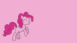 Size: 640x360 | Tagged: safe, artist:tridashie, pinkie pie, pony, pinkie promise (animation), g4, animated, cute, female, gif, pronking