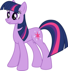 Size: 5741x6000 | Tagged: safe, artist:magister39, twilight sparkle, earth pony, pony, g4, absurd resolution, alternate universe, earth pony twilight, female, mare, race swap, simple background, solo, tall, transparent background