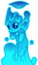 Size: 1259x2174 | Tagged: safe, artist:badumsquish, derpibooru exclusive, oc, oc only, oc:molten joy, goo pony, lava lamp pony, object pony, original species, pony, female, glowing, lava lamp, looking at you, ponified, simple background, smiling, solo, transparent background, wax pony