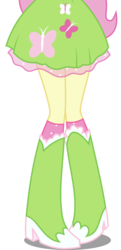 Size: 1587x3289 | Tagged: dead source, safe, artist:teentitansfan201, fluttershy, equestria girls, g4, boots, boots shot, clothes, cutie mark on clothes, female, fluttershy's skirt, high heel boots, legs, pictures of legs, pigeon toed, simple background, skirt, skirt shot, socks, solo, transparent background