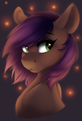 Size: 653x963 | Tagged: safe, artist:silentwulv, oc, oc only, oc:evening howler, pegasus, pony, bust, female, mare, portrait, solo