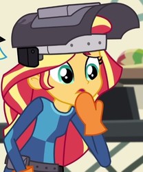 Size: 435x522 | Tagged: safe, screencap, sunset shimmer, equestria girls, g4, my little pony equestria girls: friendship games, cropped, cute, female, shimmerbetes, solo, sunset welder
