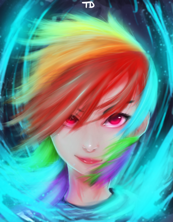 1403906 Artist Moondreamer16 Colored Pupils Human Humanized