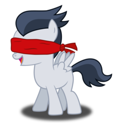 Size: 658x706 | Tagged: safe, artist:meandmyideas, edit, rumble, pegasus, pony, g4, blindfold, colt, male, simple background, solo, transparent background, vector