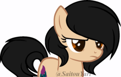 Size: 600x385 | Tagged: safe, artist:t-aroutachiikun, oc, oc only, oc:lovely cupcake, earth pony, pony, base used, female, mare, simple background, solo, transparent background, unamused