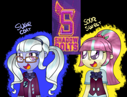 Size: 2440x1856 | Tagged: safe, artist:paintyrocks679, sour sweet, sugarcoat, equestria girls, g4