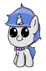 Size: 426x665 | Tagged: safe, artist:techreel, oc, oc only, pony, chibi, cute, simple background, solo, transparent background