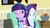 Size: 1100x618 | Tagged: safe, screencap, rarity, twilight sparkle, equestria girls, g4, my little pony equestria girls, bowtie, bracelet, duo, eyes closed, jewelry, one eye closed, out of context, pony ears, school spirit