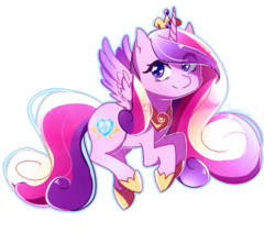 Size: 1000x842 | Tagged: safe, artist:tsuukiusa, princess cadance, alicorn, pony, g4, cute, cutedance, female, flying, heart eyes, simple background, solo, transparent background, wingding eyes