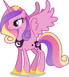 Size: 7613x8500 | Tagged: safe, artist:limedazzle, princess cadance, princess luna, alicorn, pony, g4, absurd resolution, alternate design, alternate universe, concave belly, female, inkscape, show accurate, simple background, slender, solo, thin, transparent background, vector
