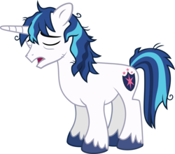 Size: 3409x3000 | Tagged: safe, artist:sollace, shining armor, pony, unicorn, g4, the crystalling, .svg available, bags under eyes, high res, male, show accurate, simple background, sleeping, solo, transparent background, vector