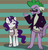 Size: 2000x2100 | Tagged: safe, artist:slytherinakatsuki, rarity, spike, dragon, pony, g4, 50's fashion, 50s, clothes, dress, female, greaser, high res, jacket, leather jacket, male, ship:sparity, shipping, straight, sunglasses