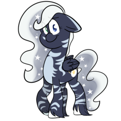 Size: 3000x3000 | Tagged: safe, artist:befishproductions, oc, oc only, oc:star chaser, pegasus, pony, commission, female, floppy ears, heterochromia, high res, looking at you, mare, signature, simple background, smiling, solo, transparent background, unshorn fetlocks, white hair