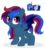 Size: 877x969 | Tagged: safe, artist:unoriginai, nightmare moon, rainbow dash, oc, unnamed oc, alicorn, bat pony, bat pony alicorn, pony, g4, adoptable, alicorn oc, alternate timeline, fangs, hybrid wings, magical lesbian spawn, night guard dash, nightmare takeover timeline, offspring, parent:nightmare moon, parent:rainbow dash, parents:nightmaredash, screencap reference, shipping, simple background, transparent background