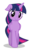 Size: 2160x3560 | Tagged: safe, artist:djbit-3, edit, twilight sparkle, alicorn, pony, g4, blushing, crossed hooves, cute, female, floppy ears, high res, looking at you, mare, pose, show accurate, simple background, smiling, solo, transparent background, twiabetes, twilight sparkle (alicorn), vector