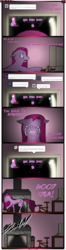 Size: 1245x4742 | Tagged: safe, artist:underwoodart, pinkie pie, earth pony, pony, ask pink-pony, g4, angry, ask, comic, computer, crying, female, high res, mare, pinkamena diane pie, solo, tears of anger, tumblr