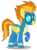Size: 2243x3000 | Tagged: safe, artist:brony-works, spitfire, pegasus, pony, g4, clothes, female, high res, raised hoof, show accurate, simple background, solo, transparent background, uniform, vector, wonderbolts uniform